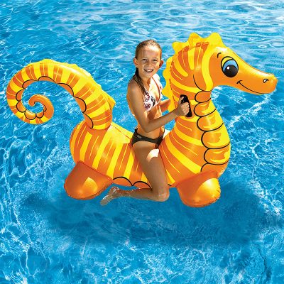 Details about   Poolmaster 81757 Seahorse Super Jumbo Rider Swimming Pool Float 