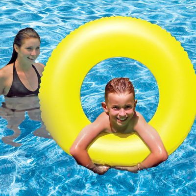 baby swim tube around neck