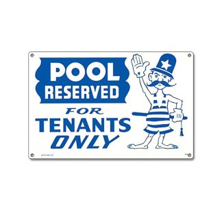 40319 | 12'' x 18'' Pool Reserved Sign