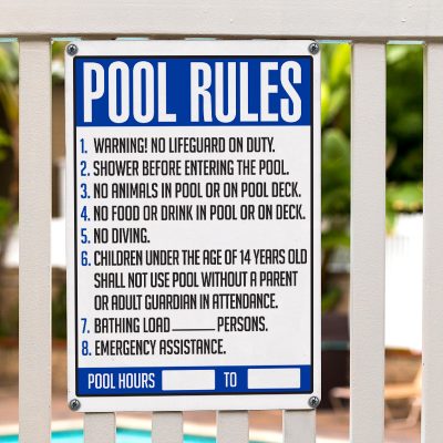 Pool Rules Sign - Image 2