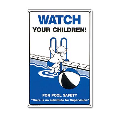 40363 | 12" x 18" Watch Your Children Sign