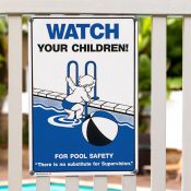 40363 | 12" x 18" Watch Your Children Sign - Lifestyle