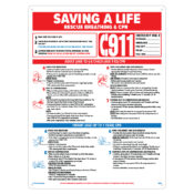 40366 | 18'' x 24'' Saving a Life Sign - Product