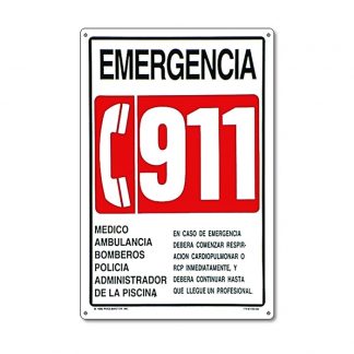 40382 | 12'' x 18'' Emergencia 911