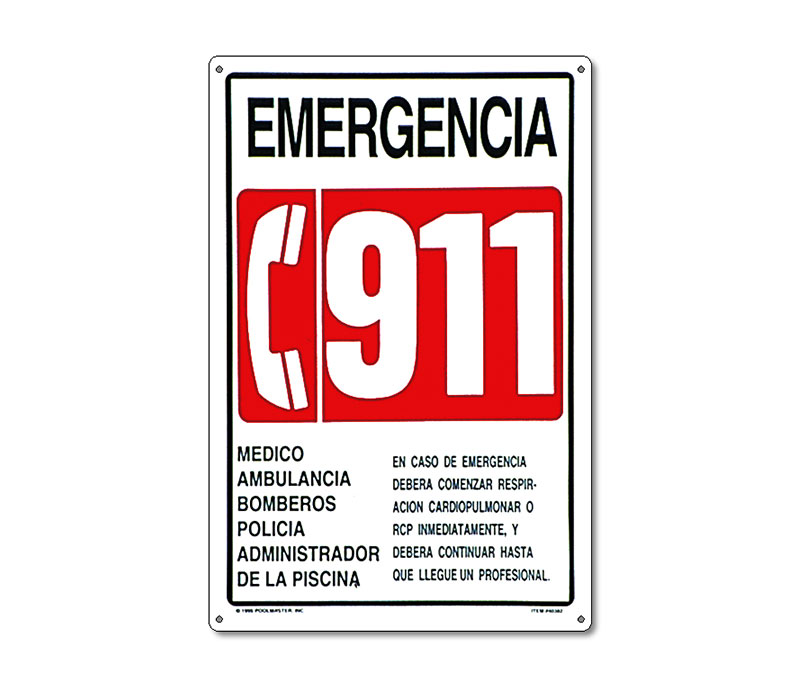 40382 | 12'' x 18'' Emergencia 911