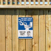 41327 | 12'' x 18'' Don't Pee in Our Pool - Lifestyle 2