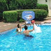 Pro Rebounder Poolside Basketball/Volleyball Game Combo