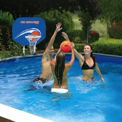AboveGround Poolside Basketball & Volleyball Combo Game Poolmaster