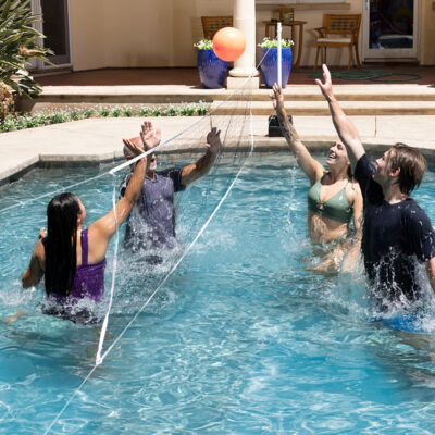 Splashback Poolside Basketball & Volleyball Game Combo - Image 9