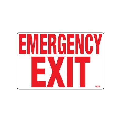 40358 | Emergency Exit Sign