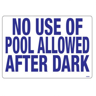 40359 | No Pool Use After Dark
