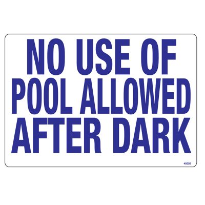 40359 | No Pool Use After Dark