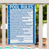 41385 | Oregon Pool Rules - Sign - Lifestyle