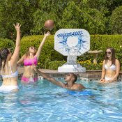 Poolmaster 72948 Minnesota Timberwolves NBA Pro Rebounder-Style Poolside  Basketball Game , White