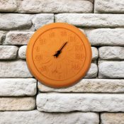 52549 | 12'' Terra Cotta Thermometer - Lifestyle