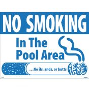 40314 | No Smoking Pool Sign