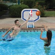 NBA Pro Rebounder Style Poolside Basketball Game