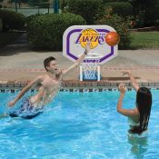 NBA Los Angeles Lakers Pro Rebounder Style Basketball Game