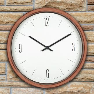 52542 | 16'' Bronze Contemporary Clock - Lifestyle 1