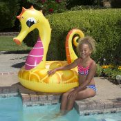 87157 | 48'' Yellow Seahorse Tube - Lifestyle 1