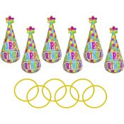 Party Hats Ring Toss Game