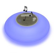 Floating Wireless Speaker with Multi-Light Display