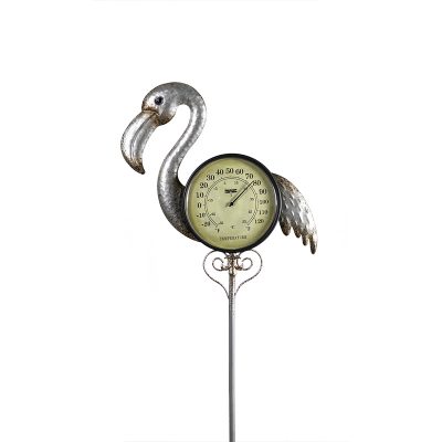 Flamingo Thermometer Garden Stake - Image 4