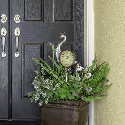 Peacock Thermometer Garden Stake - Image 3