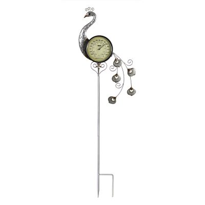 Peacock Thermometer Garden Stake - Image 5