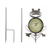 Frog Thermometer Garden Stake