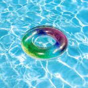31" Rainbow Glitter Tube