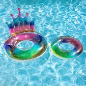 31" Rainbow Glitter Tube