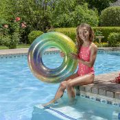 31" Rainbow Glitter Tube