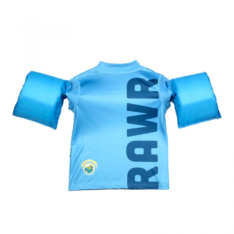 swim shirt with floaties