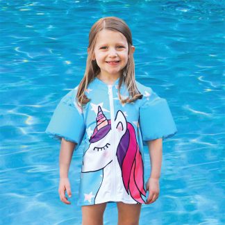 swim shirt with floaties