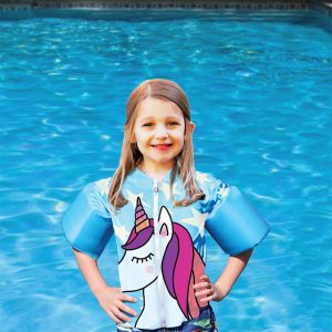 swim shirt with floaties