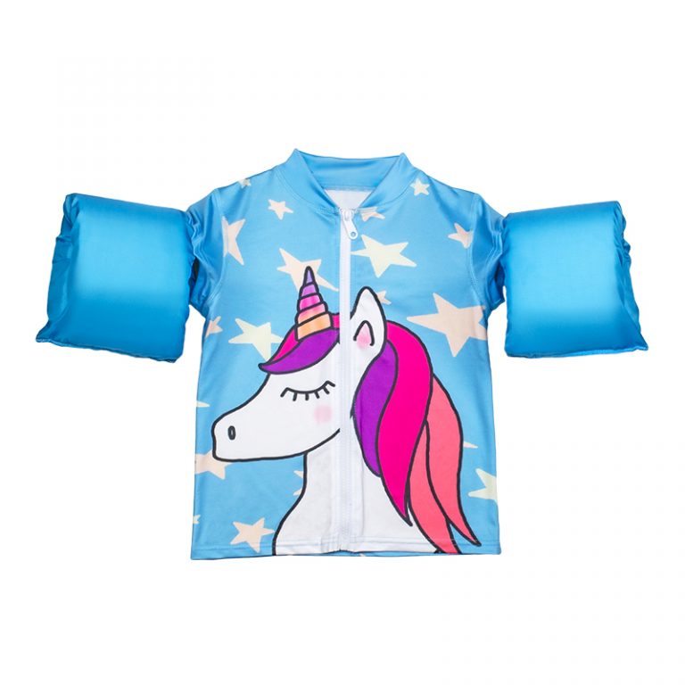 swim shirt with floaties