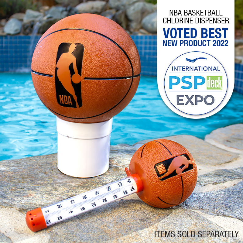 AWARDWINNING NBA Basketball Chlorine Dispenser Poolmaster